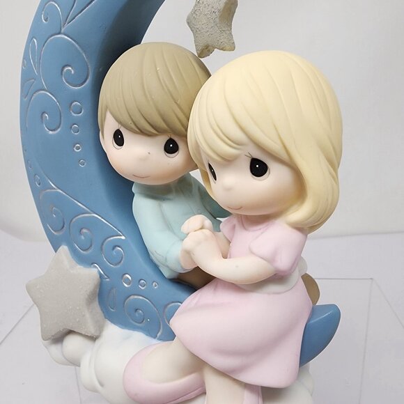 Precious Moments "I Love You To The Moon And Back" Figurine 6.5" No box - Picture 2 of 8